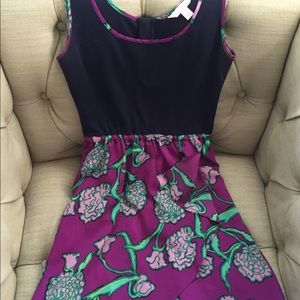 Lily Pulitzer purple floral tank dress