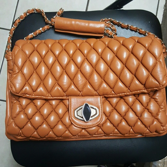 Brown bag by Kim Kardashian