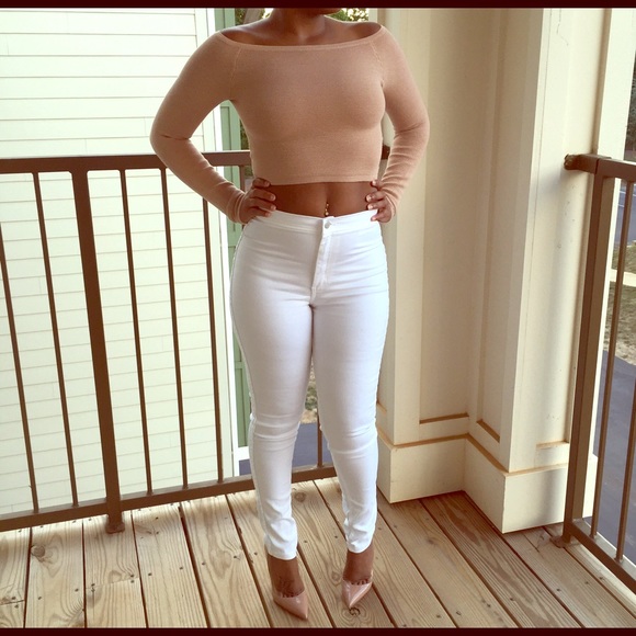 Long sleeve crop top