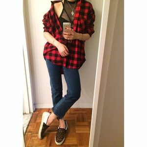 A tartan button up/new