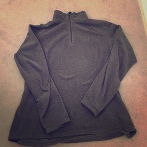 Gray North Face Fleece Quarter Zip