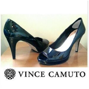 🔥 Patent leather peeptoe Vince Camuto heels
