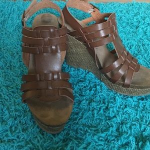 Size 7.5 Comfortable wedges by MIA