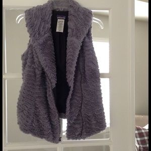 Patagonia faux fur vest