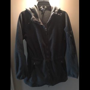 Fleece, lightly worn winter jacket