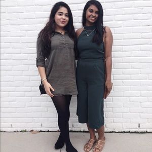 Forest green jumpsuit