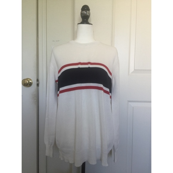 Brandy Melville cream striped oversized Jayden swe - Picture 2 of 3