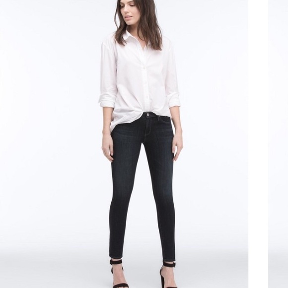 NEW AG Skinny Ankle 26 Mercury Contour 360