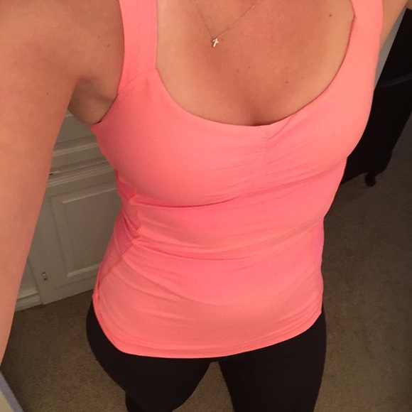 Pink/coral Lulu Lemon tank