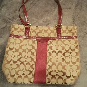 Coach purse (red)