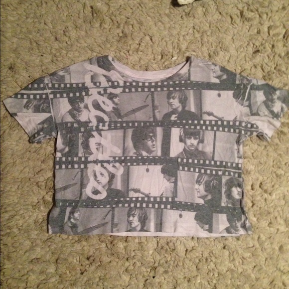 Beatles crop top