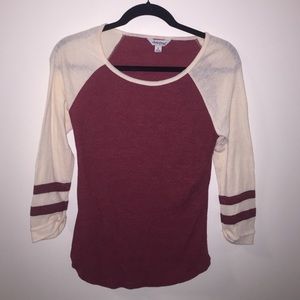 Lucky Brand thermal baseball long sleeve tee