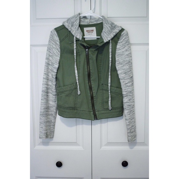 Mossimo knit surplus jacket.