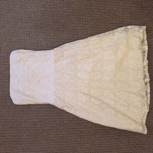 REDUCED PRICE: Strapless lace dress