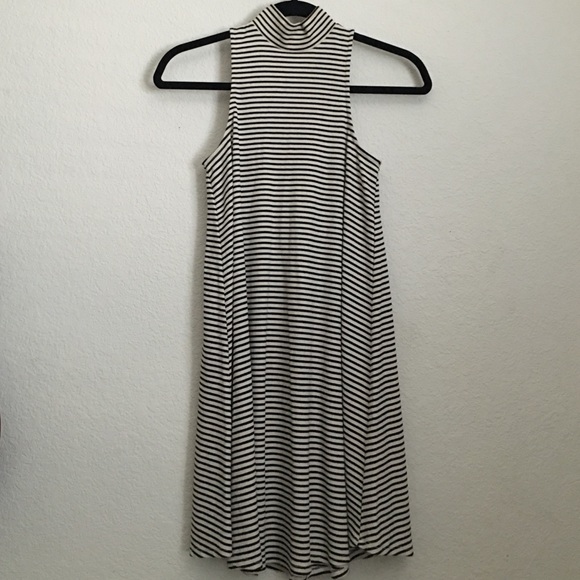Striped halter dress