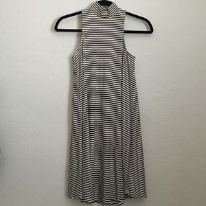Striped halter dress