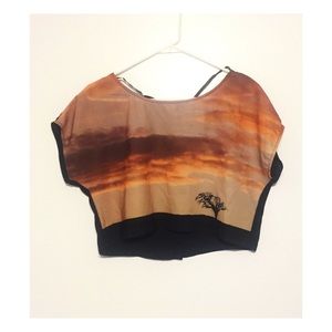 Sunset Crop Top