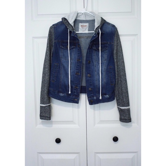 Mossimo brand denim and knit jacket.