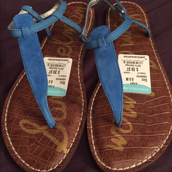sam edelman blue sandals