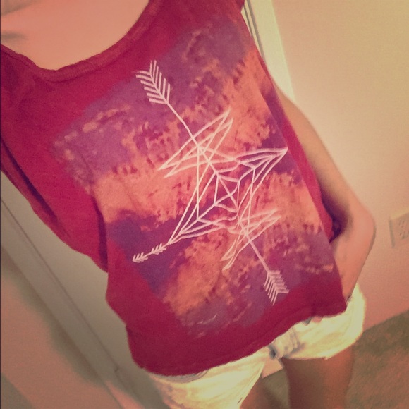 Tribal patterned tee