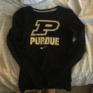 Nike Purdue Long Sleeve Shirt