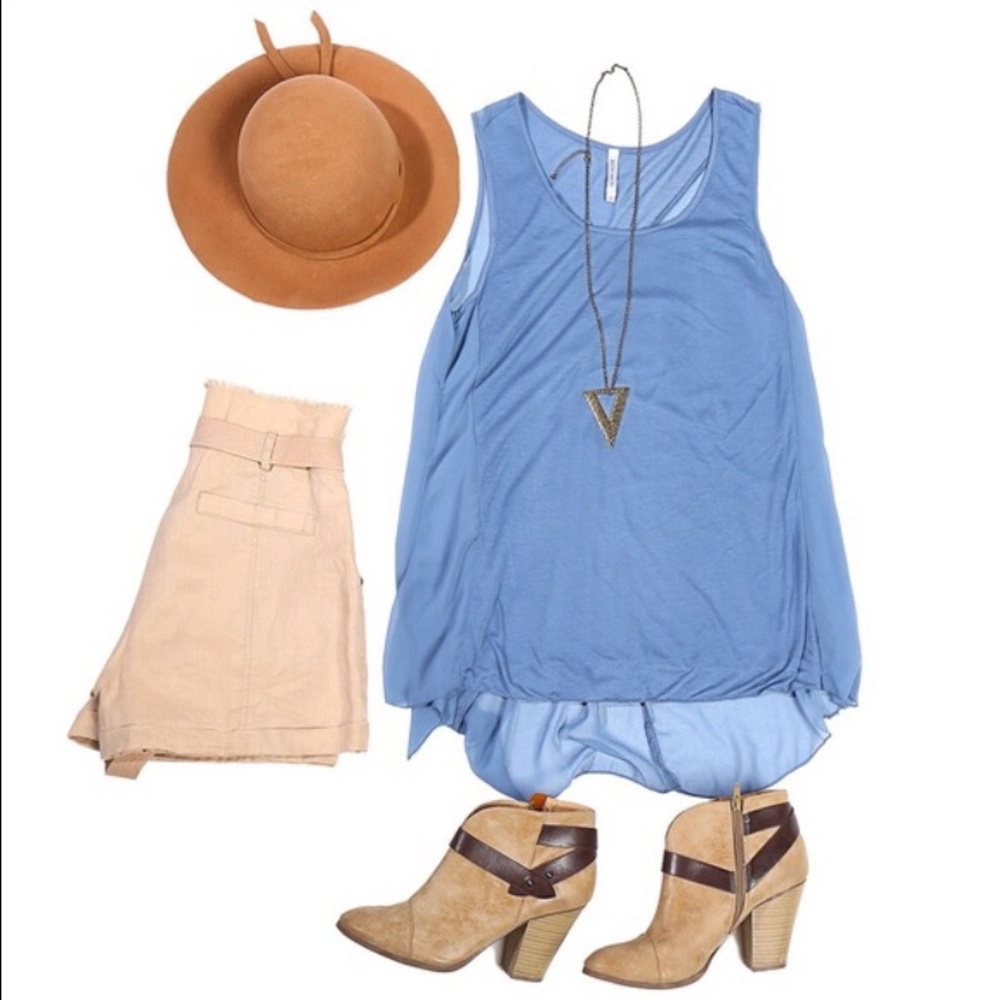 Monoreno Sleeveless Woven Tunic - Picture 3 of 5