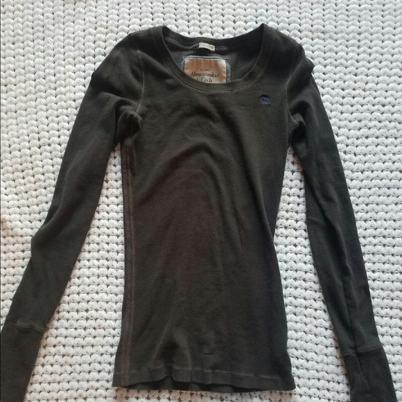 Abercrombie & Fitch Tops - Brown long sleeve shirt