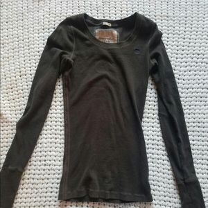 Brown long sleeve shirt