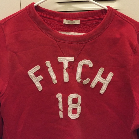 Abercrombie&fitch red sweatshirt - Picture 2 of 4