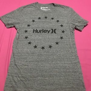 “Hurley” Mens Gray Fitted Tee
