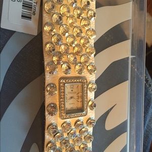 Watch with Lots of Bling, brand new.