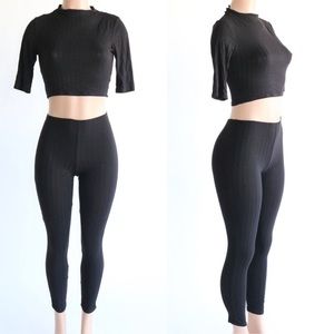 Black Two-Piece Set