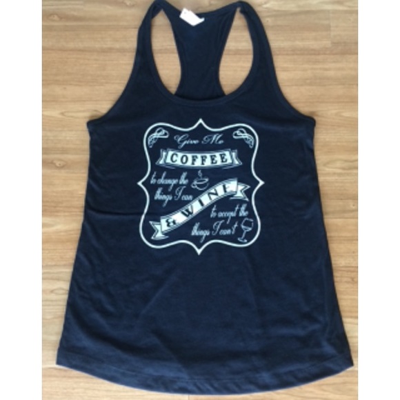 Coffee and Wine tank tops ☕️🍷