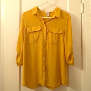 Mustard blouse