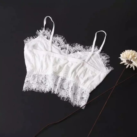 NEW🔥 Black Eyelash Lace Bralette - Picture 3 of 3