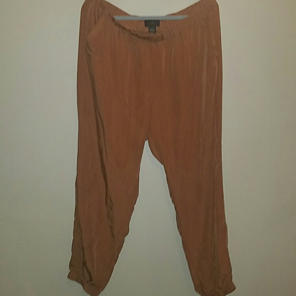 Dark rustic orange IMAN Global Chic Luxe Pant - Picture 1 of 3