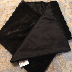 Black Fur Stole