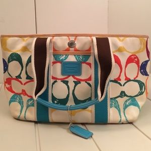 Canvas Coach tote