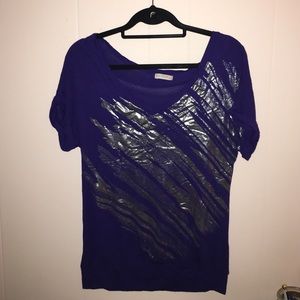 NEW Purple and silver shirt