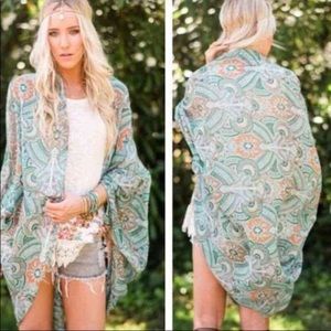 Kimono os beach cover up