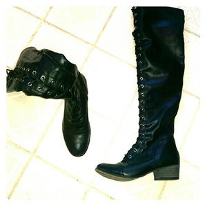 Black boots
