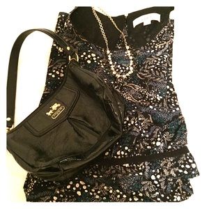 Adorable LOFT Flare Dress in Floral Print XS