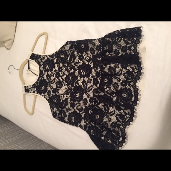 Tibi lace top