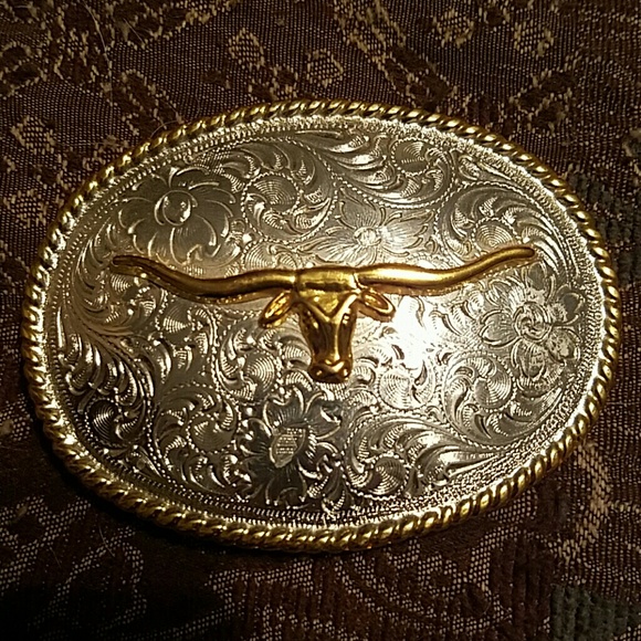 Longhorn belt buckle