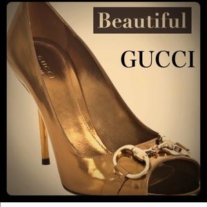 Last Reduction👠👠peep toe Gucci heels👠