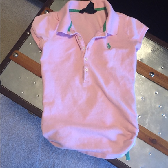 Girls Ralph Lauren Pink Polo