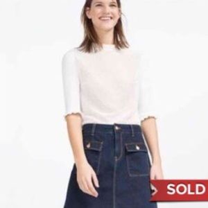 NWT Zara HighNeck Top