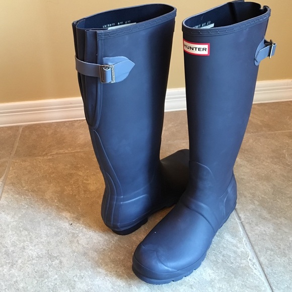 hunter rain boots with adjustable back