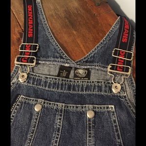 There back😉💫🌟DKNY Overalls