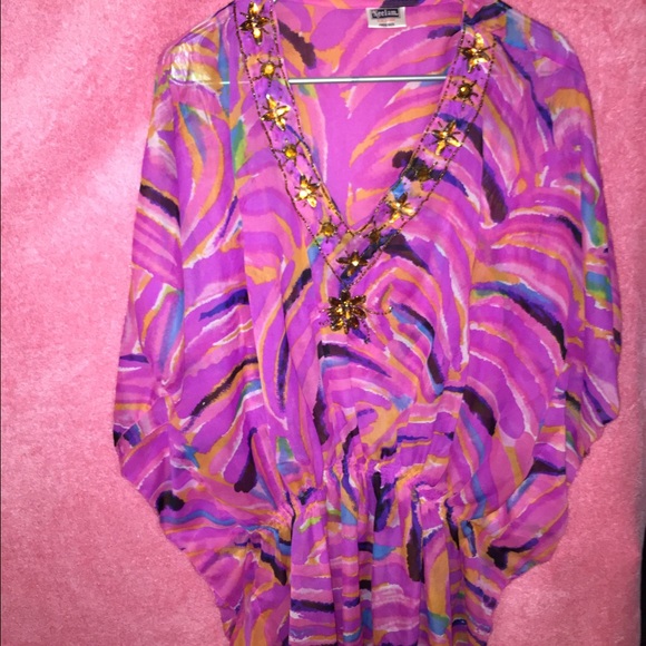 Resort style bathing suit cover up